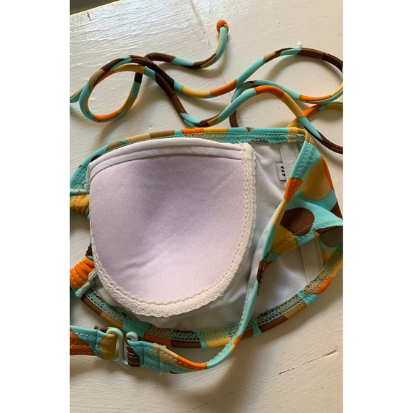 quiksilver bikini top swimwear M - Picture 2 of 4